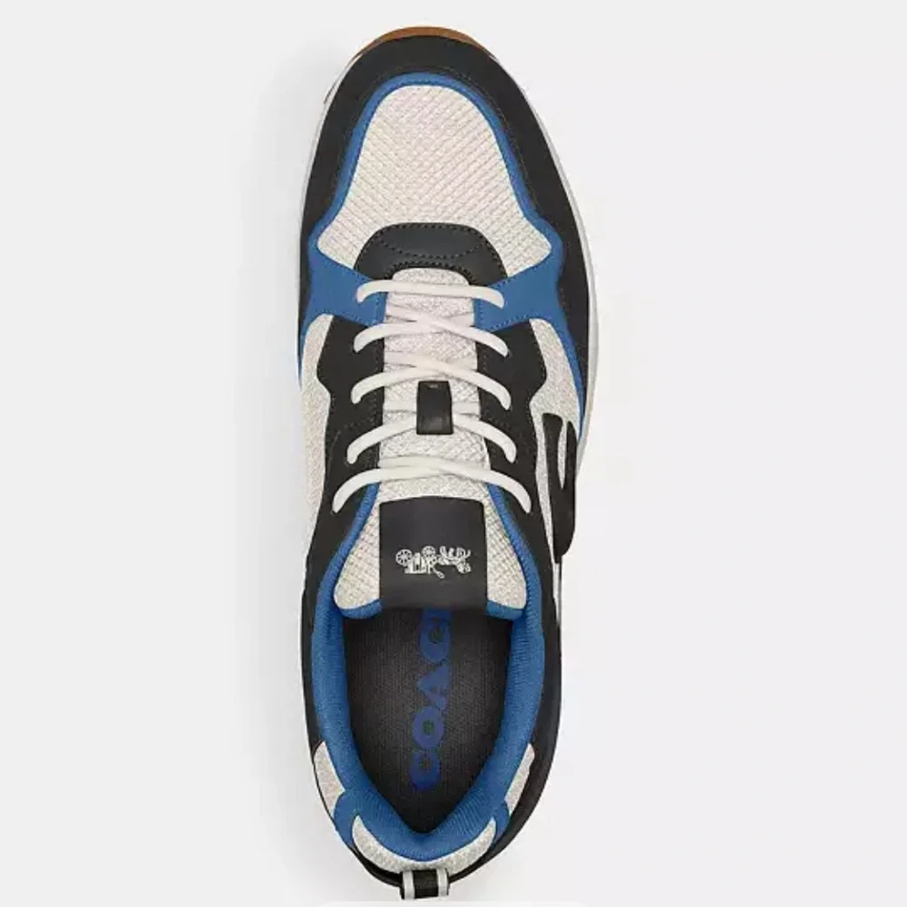 Coach Men's Blue and gray Athletic Shoes. #15 - Picture 4 of 6